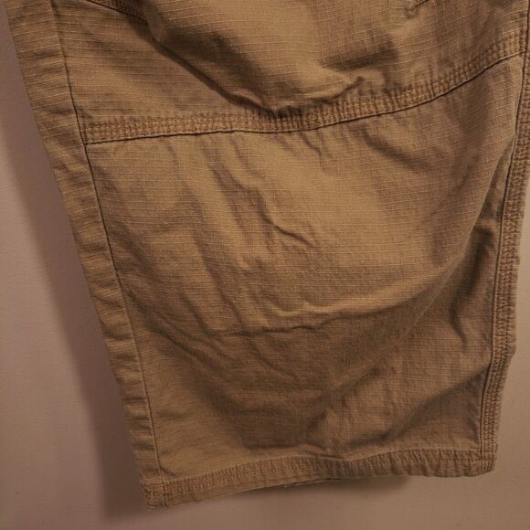 Hawx Work Pant Mens 42x28 Gear Ripstop Cargo Utility Tan Double Knee Articulated - Picture 6 of 12